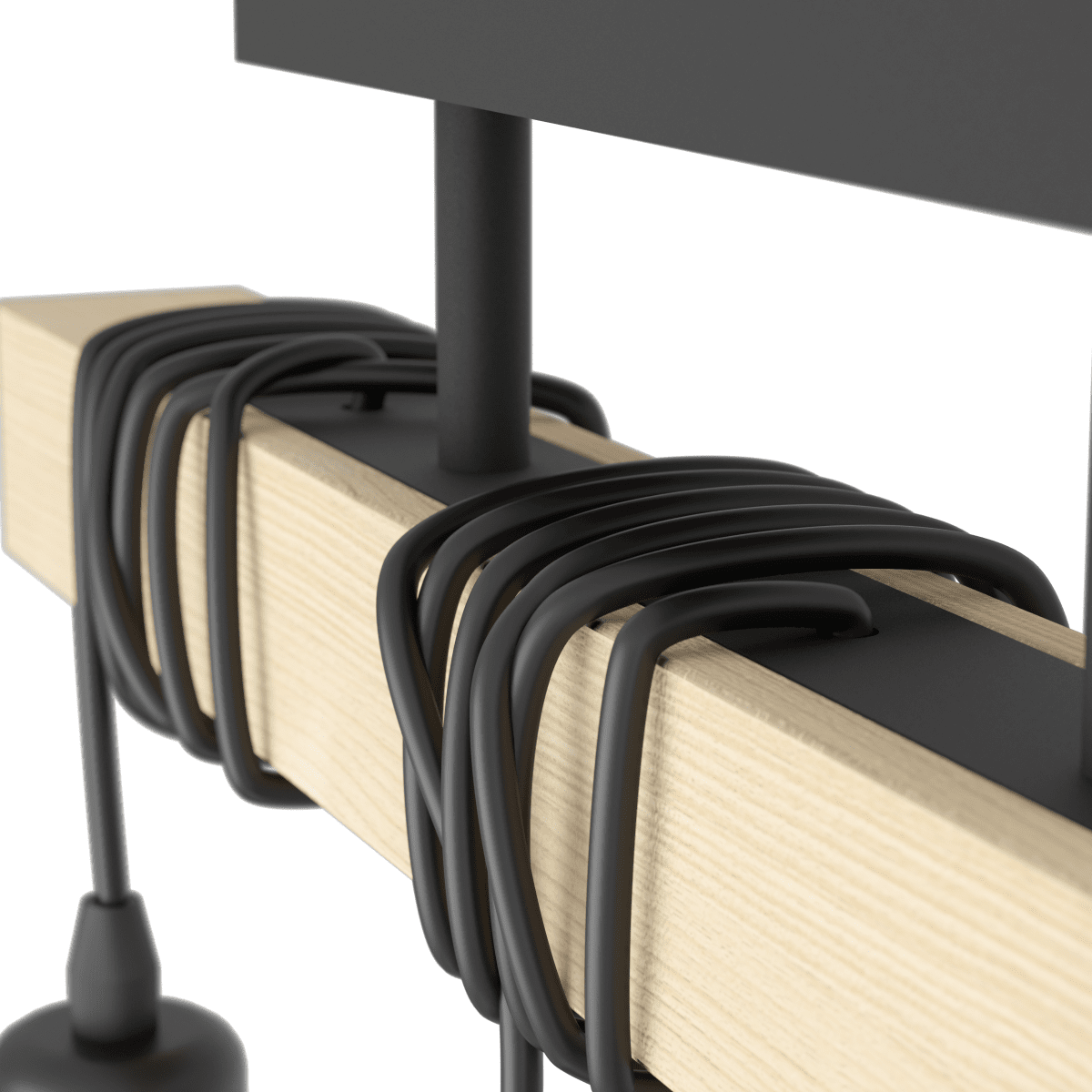 Townshend 55cm Tre plafond Fra Eglo - Townshend taklampe kombinerer metall og tre i et rustikt og moderne design.