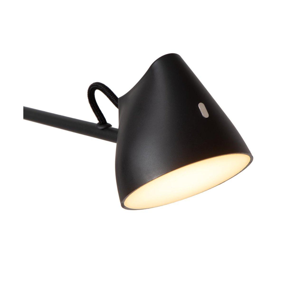 Milne 54cm Svart vegglampe Fra Lucide - Milne er en moderne og elegant vegglampe som er det perfekte valget for b&aring;de funksjon og stil.