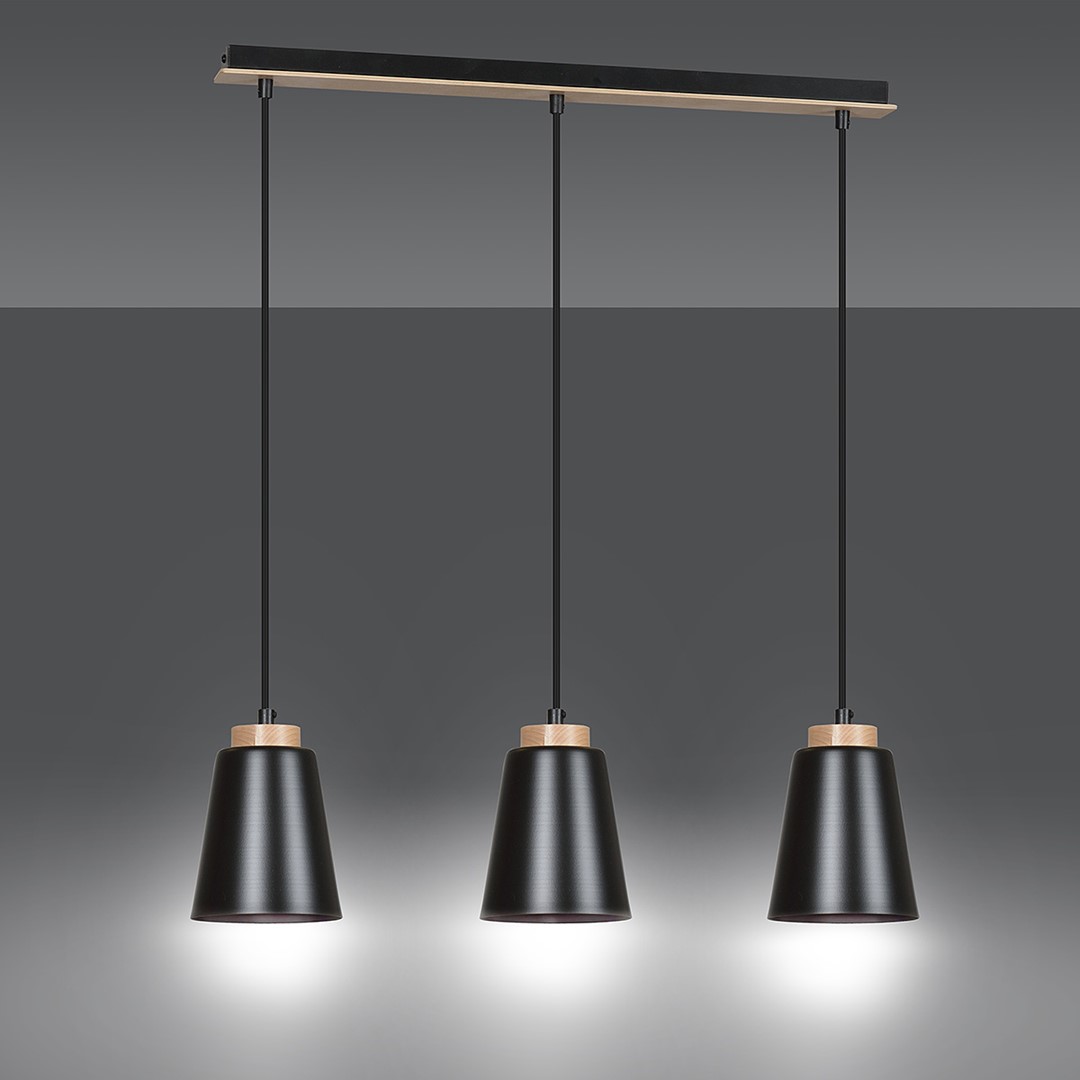 Bolero 66cm Svart Taklampe Fra Emibig Lighting - Med Bolero får du en unik følelse i hjemmet ditt og gjør interiøret mer koselig.
