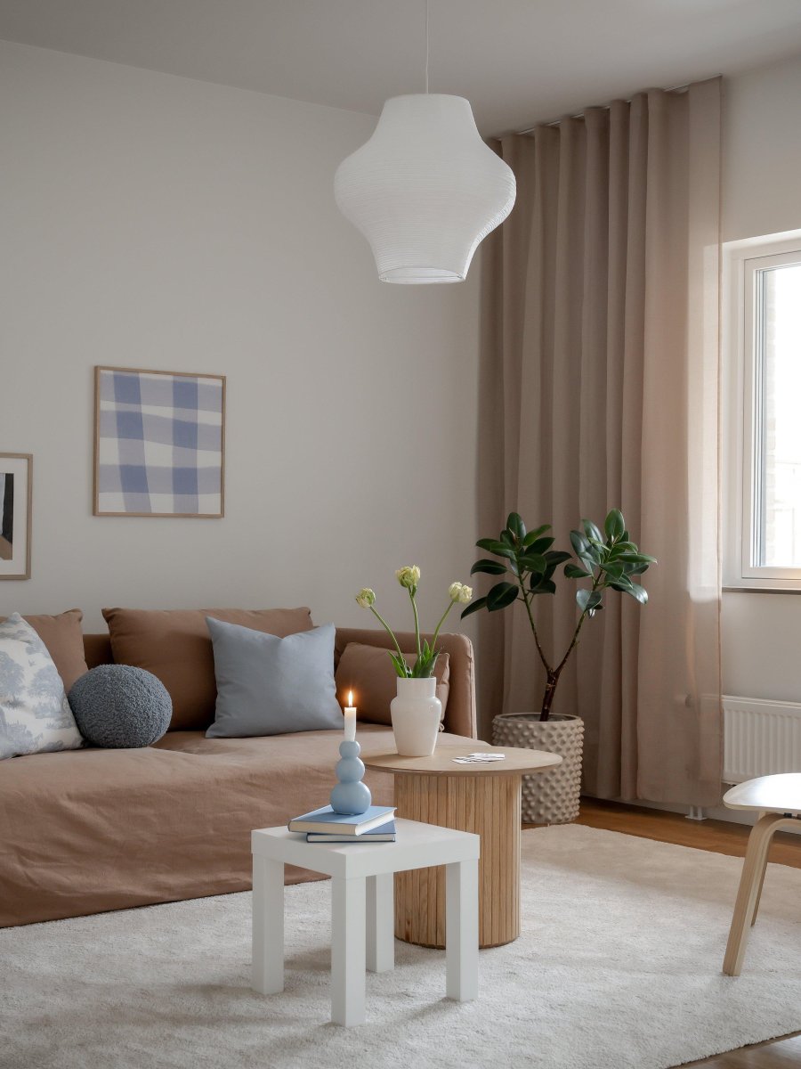 Sani Skjerm Ekskl. Oppheng Ø45 Hvit Taklampe Fra PR Home - Rispapirskjerm Sani med tett uregelmessig metalltr&aring;d som skaper et vakkert m&oslash;nster.