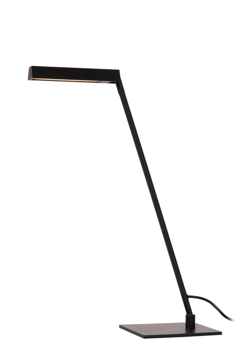 Lavale 42cm Svart skrivebordslampe Fra Lucide - Lavale er også&aring; utstyrt med varmt hvitt lys, som du enkelt kan justere til ønsket intensitet ved hjelp av berøringssensoren på lampen.