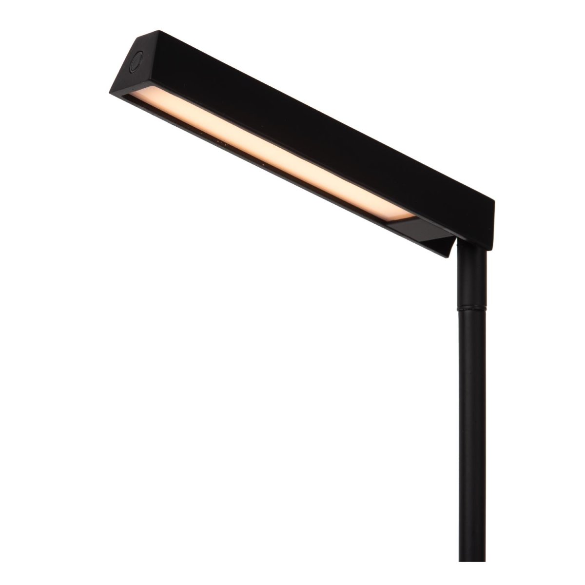 Lavale 42cm Svart skrivebordslampe Fra Lucide - Lavale er også&aring; utstyrt med varmt hvitt lys, som du enkelt kan justere til ønsket intensitet ved hjelp av berøringssensoren på lampen.