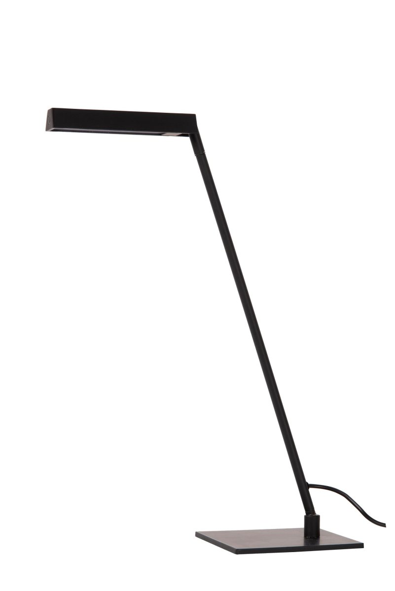Lavale 42cm Svart skrivebordslampe Fra Lucide - Lavale er også&aring; utstyrt med varmt hvitt lys, som du enkelt kan justere til ønsket intensitet ved hjelp av berøringssensoren på lampen.