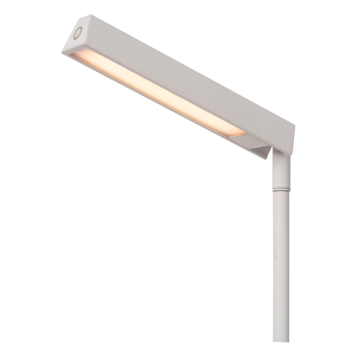 Lavale 42cm Hvit skrivebordslampe Fra Lucide - Lavale er også&aring; utstyrt med varmt hvitt lys, som du enkelt kan justere til ønsket intensitet ved hjelp av berøringssensoren på lampen.
