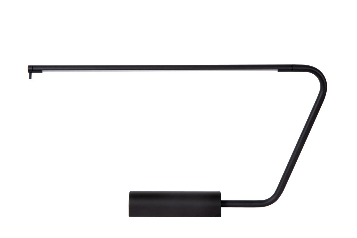 Madison 33cm Svart skrivebordslampe Fra Lucide - Takket være den integrerte dimbare LED-lyskilden kan du enkelt justere lysstyrken og skape den perfekte atmosfæren for enhver arbeidsoppgave.