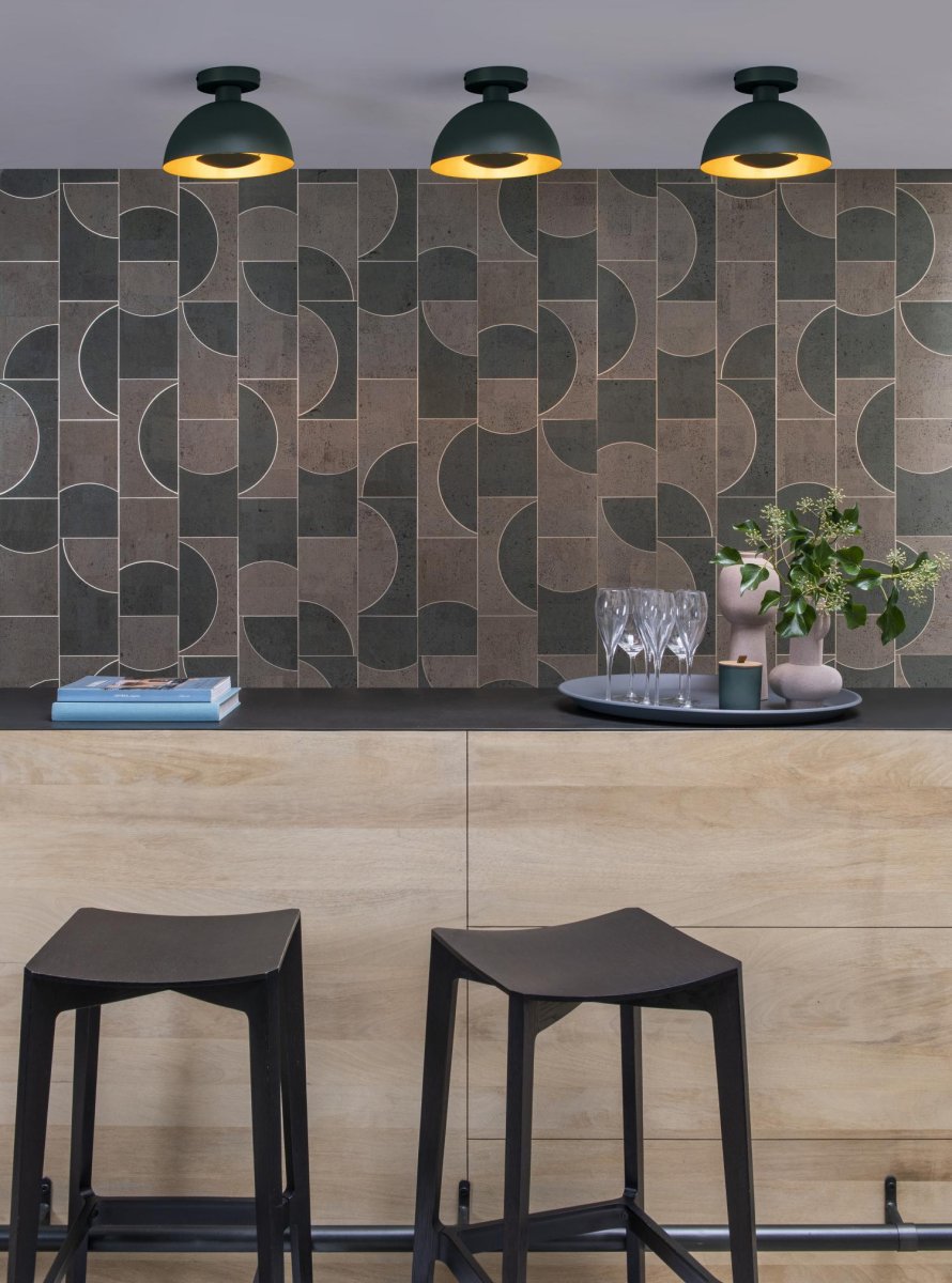 Siemon Ø25 Grønn plafond Fra Lucide - Siemon kombinerer et snev av retro med et snev av moderne design, tv&aring; perfekte ingredienser for en vellykket taklampe i gangen, stuen eller kjøkkenet.