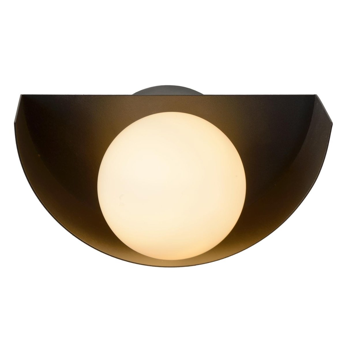 Benni 12cm Svart vegglampe Fra Lucide - Med Benni får du mer enn bare lys &ndash; du får en dekorativ detalj i hjemmet ditt.