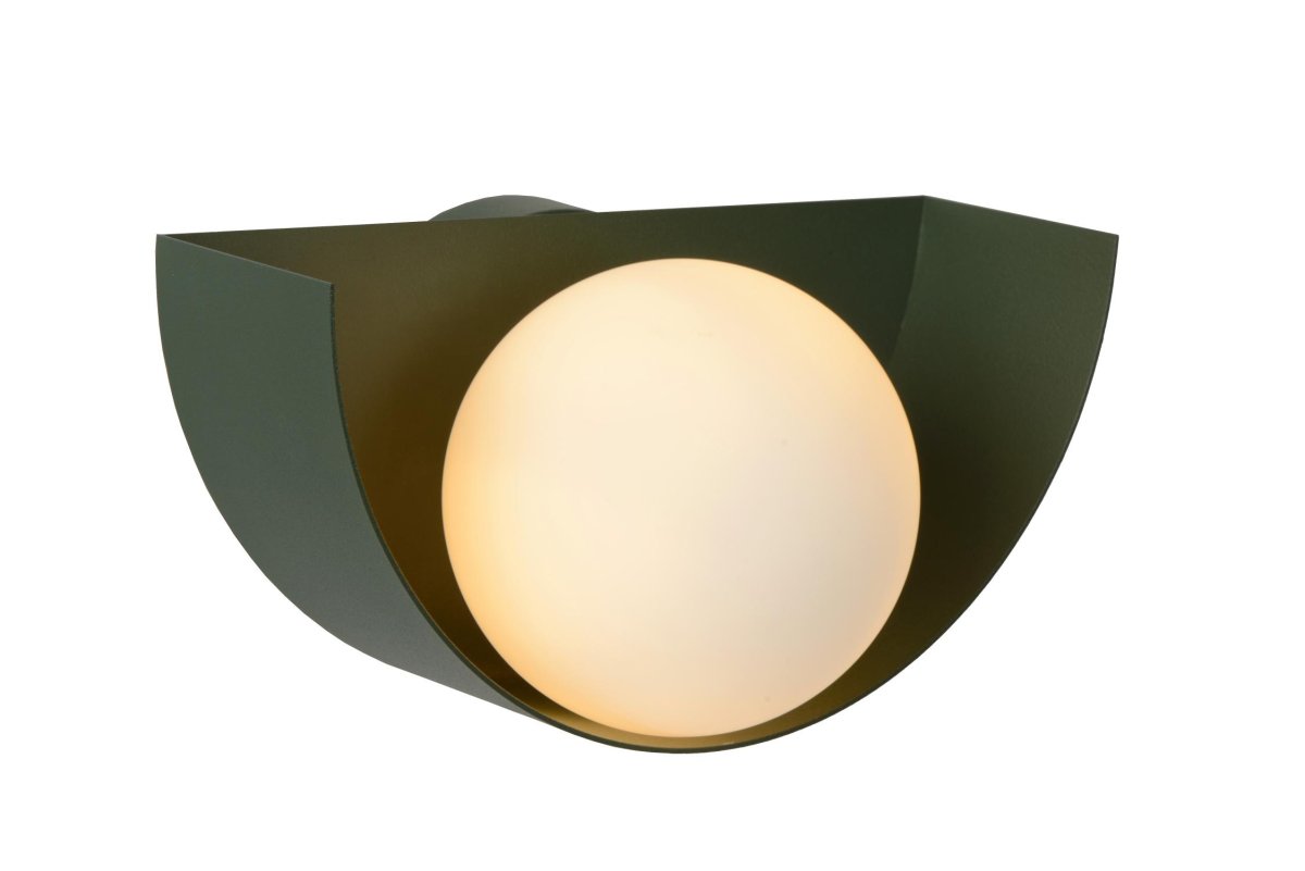 Benni 12cm Grønn vegglampe Fra Lucide - Med Benni får du mer enn bare lys &ndash; du får en dekorativ detalj i hjemmet ditt.