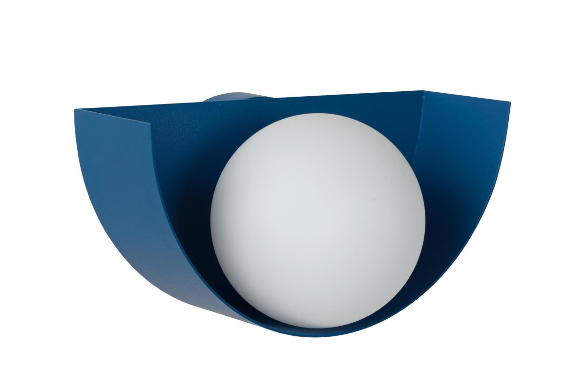 Benni 12cm Blå vegglampe Fra Lucide - Med Benni får du mer enn bare lys &ndash; du får en dekorativ detalj i hjemmet ditt.