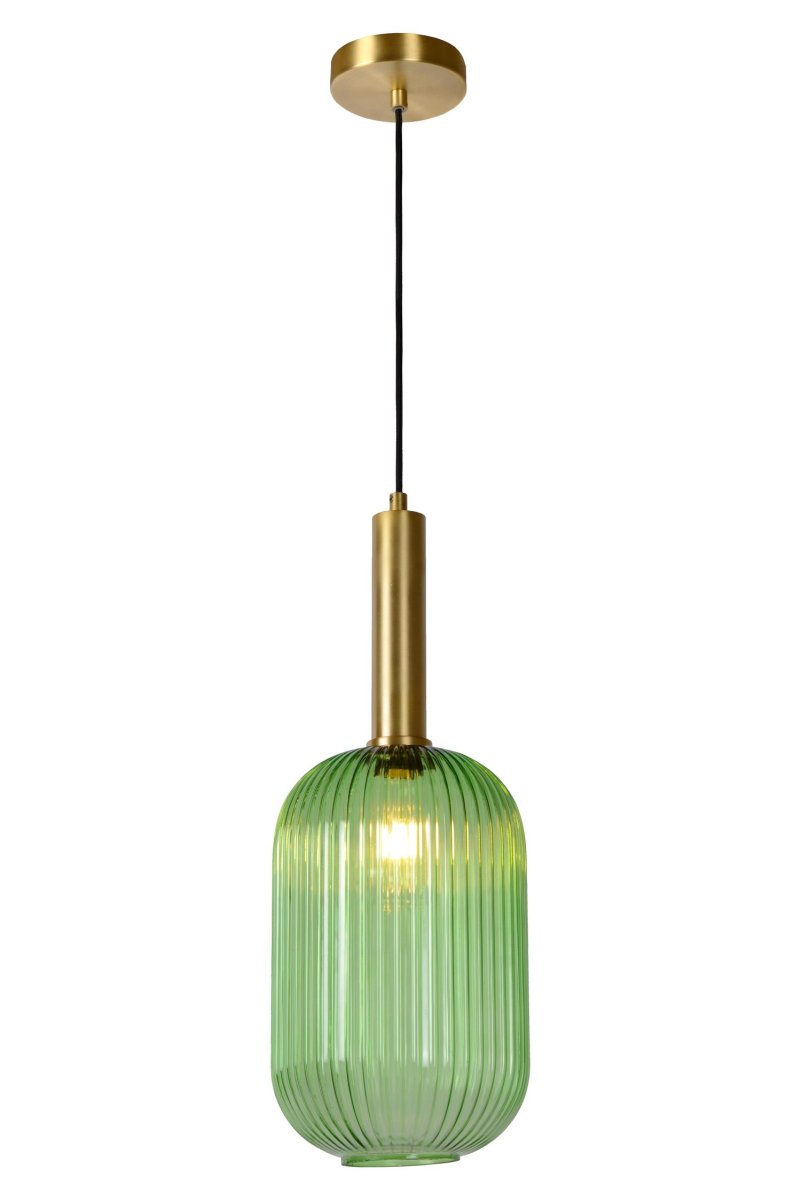 Maloto Ø20 Grønn Taklampe Fra Lucide - Med Maloto får du en hengende lampe som ikke bare gir hjemmet atmosfære og farge, men også et retropreg.