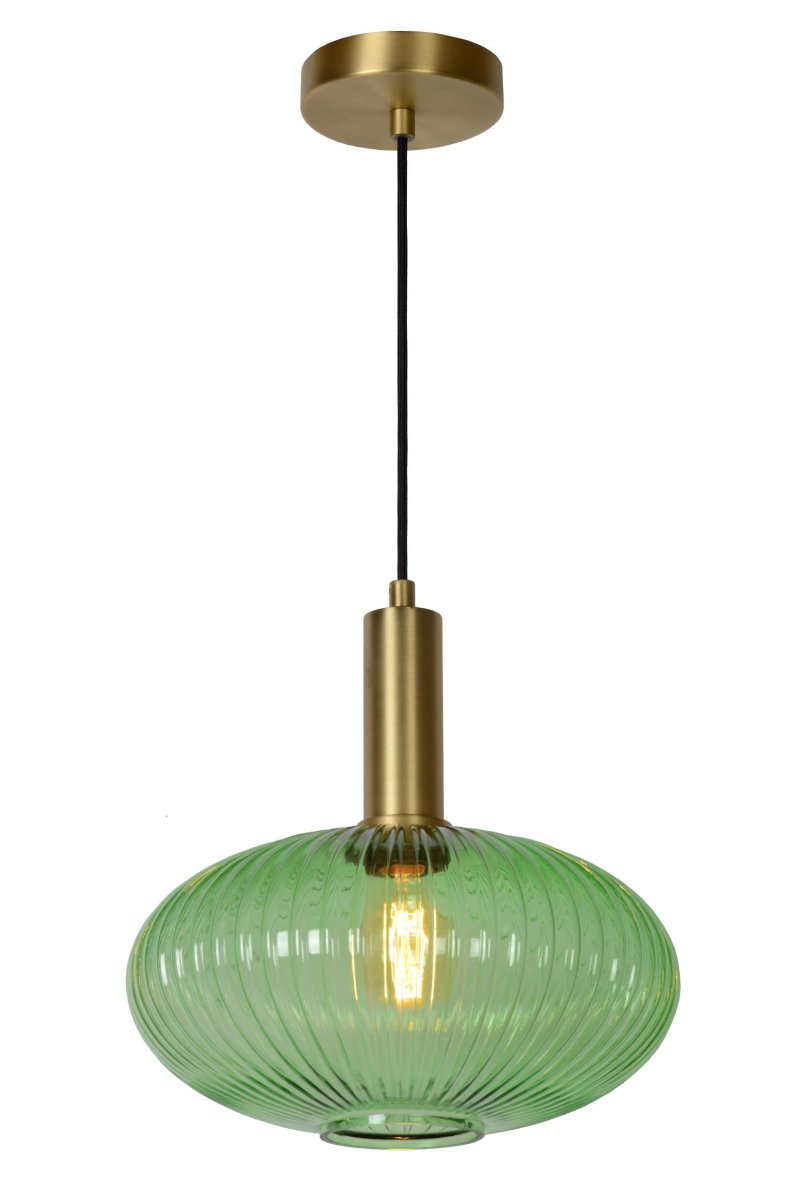 Maloto Ø30 Grønn Taklampe Fra Lucide - Med Maloto f&aring;r du en hengende lampe som ikke bare gir hjemmet atmosf&aelig;re og farge, men ogs&aring; et retropreg.