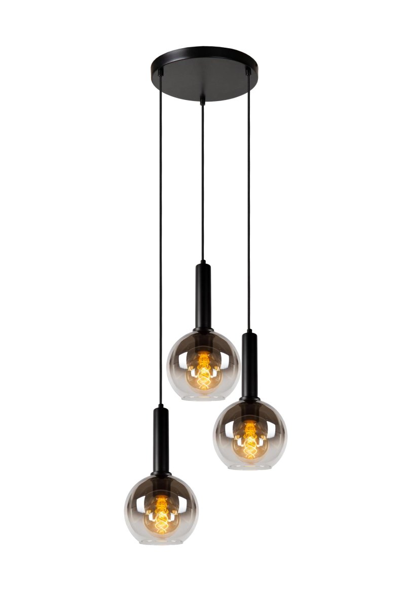 Marius Ø50 Svart Taklampe Fra Lucide - Koble Marius til en dimmer og skap en innbydende atmosfære når som helst.