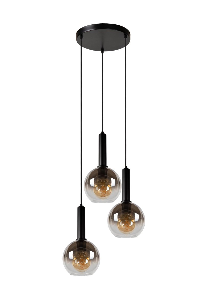 Marius Ø50 Svart Taklampe Fra Lucide - Koble Marius til en dimmer og skap en innbydende atmosfære når som helst.
