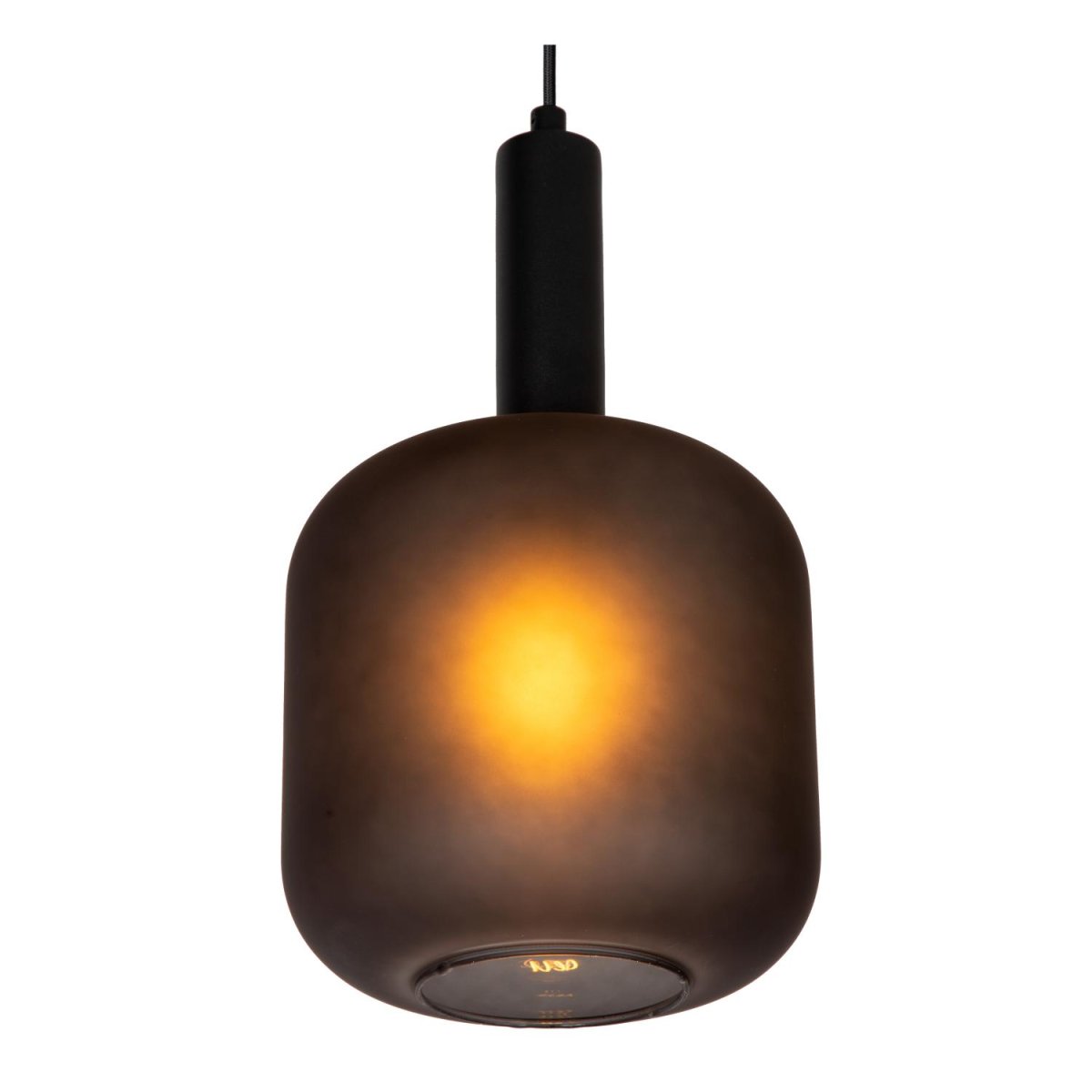 Eloise Ø40 Svart Taklampe Fra Lucide - Lampen, som har en total diameter på 40 centimeter, kan brukes som en iøynefallende dekorasjon eller for å skape en innbydende atmosfære i hjemmet ditt.
