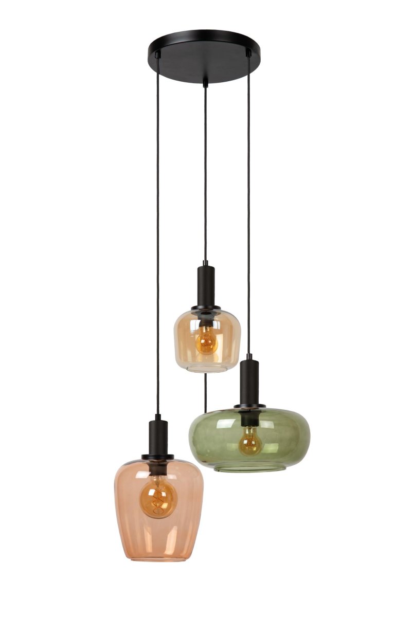 Ilona Ø50 Flerfarget Taklampe Fra Lucide - Unike produktegenskaperPasser for bruk med LED-lyskilderDenne lampen er justerbar i h&oslash;ydenLett &aring; koble til en dimmer (ekskl.