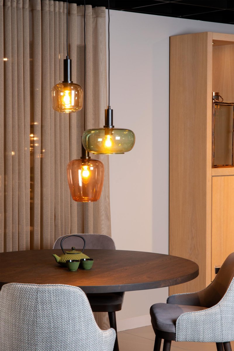 Ilona Ø50 Flerfarget Taklampe Fra Lucide - Unike produktegenskaperPasser for bruk med LED-lyskilderDenne lampen er justerbar i h&oslash;ydenLett &aring; koble til en dimmer (ekskl.