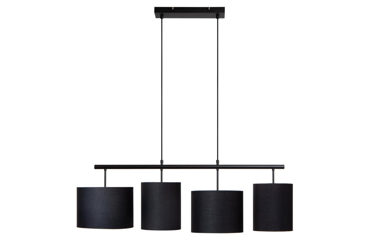 Maya 107cm Svart Taklampe Fra Lucide - Koble Maya til en ekstern dimmer for enda mer atmosfærisk belysning.