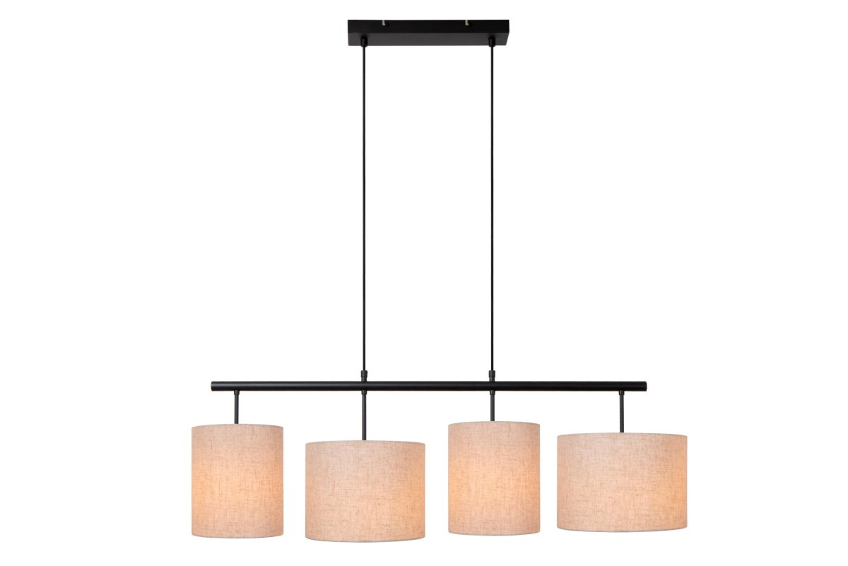 Maya 107cm Krem Taklampe Fra Lucide - Koble Maya til en ekstern dimmer for enda mer atmosf&aelig;risk belysning.