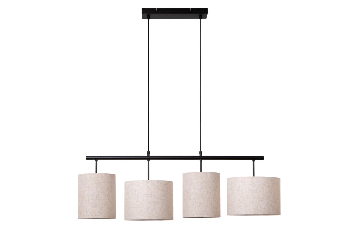 Maya 107cm Krem Taklampe Fra Lucide - Koble Maya til en ekstern dimmer for enda mer atmosf&aelig;risk belysning.