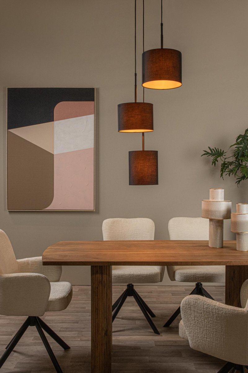 Maya Ø46 Svart Taklampe Fra Lucide - Koble Maya til en ekstern dimmer for enda mer atmosfærisk belysning.