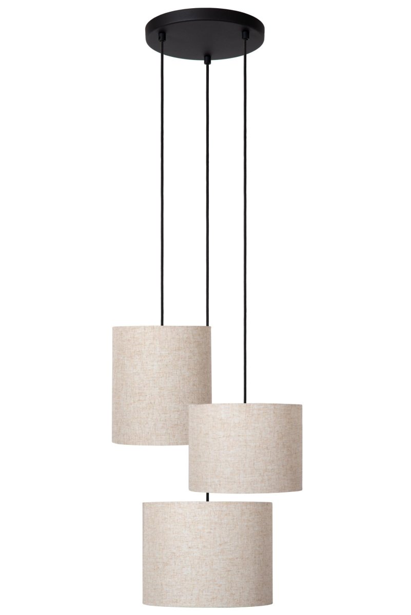 Maya Ø46 Krem Taklampe Fra Lucide - Koble Maya til en ekstern dimmer for enda mer atmosfærisk belysning.