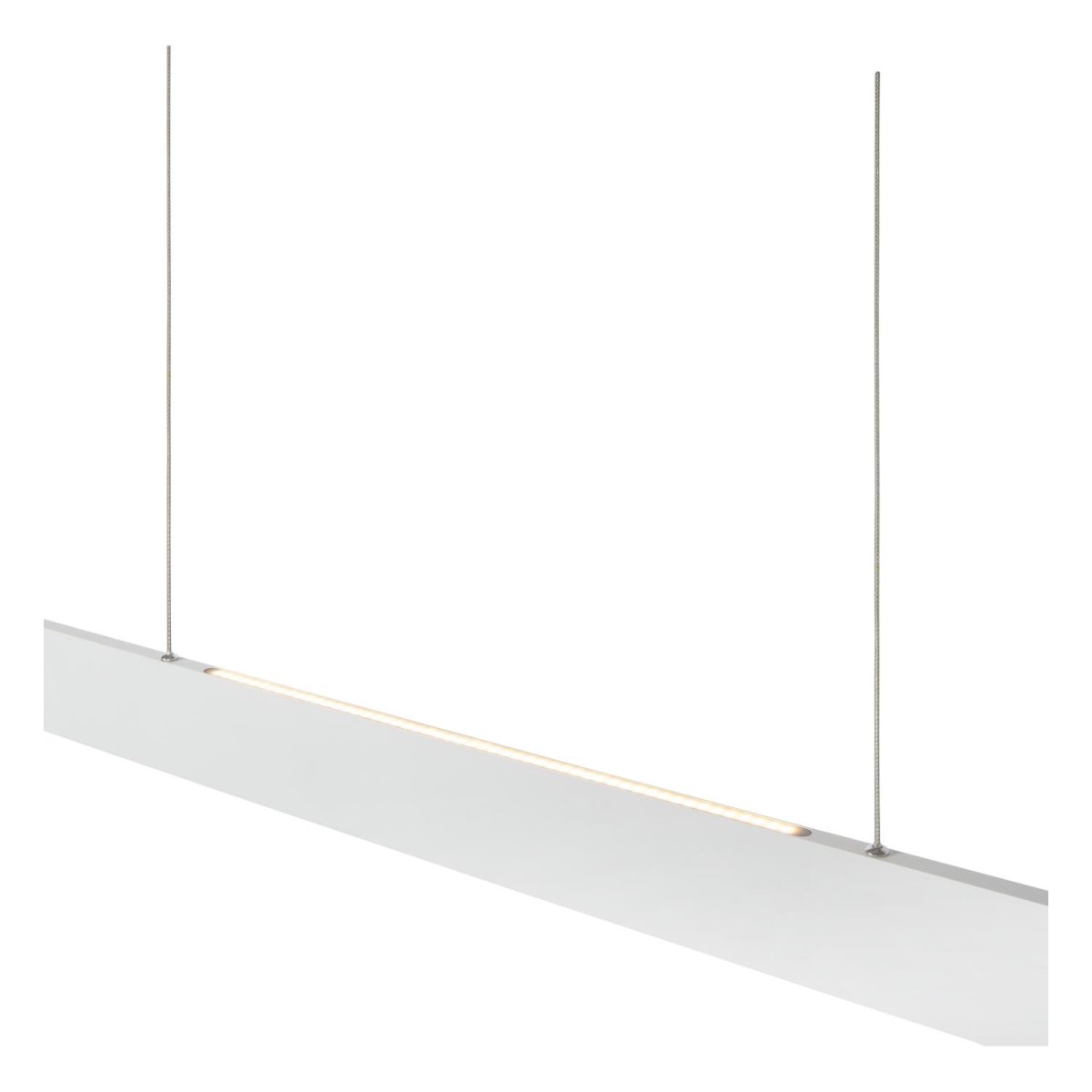 Raya Led 120cm Hvit Taklampe Fra Lucide - Raya LED er en moderne pendel med en elegant og lang silhuett.