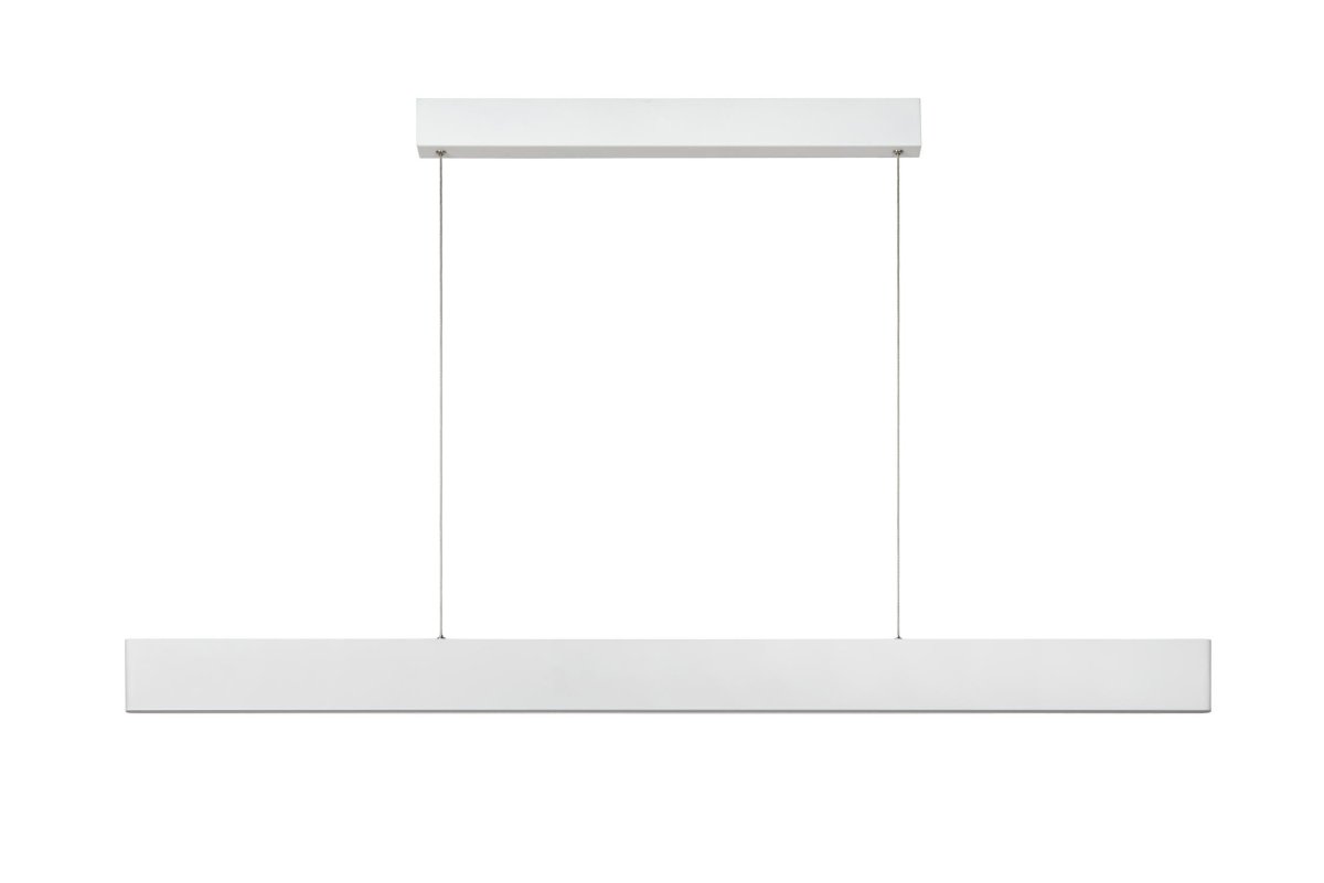 Raya Led 120cm Hvit Taklampe Fra Lucide - Raya LED er en moderne pendel med en elegant og lang silhuett.
