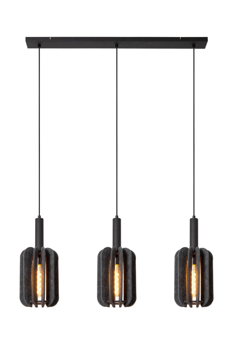 Rafal 98cm Grå Taklampe Fra Lucide - Komplett med rørlampen fra Lucide med artikkelnummer:&nbsp;49035/05/62Unike produktegenskaper:Passer for bruk med LED-lyskilderDenne lampen er svært justerbarLys for å koble til en dimmer (ekskl.