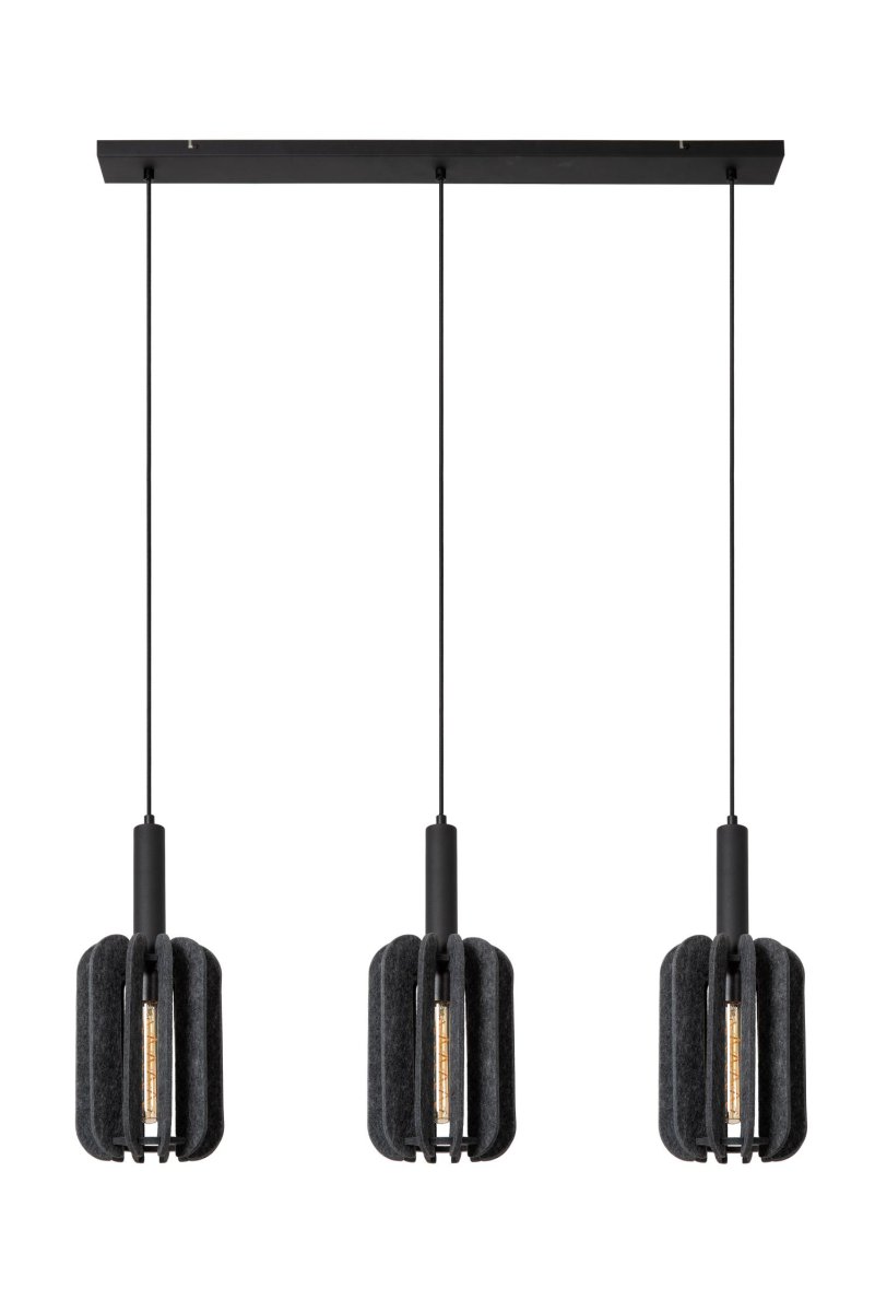 Rafal 98cm Grå Taklampe Fra Lucide - Komplett med rørlampen fra Lucide med artikkelnummer:&nbsp;49035/05/62Unike produktegenskaper:Passer for bruk med LED-lyskilderDenne lampen er svært justerbarLys for å koble til en dimmer (ekskl.