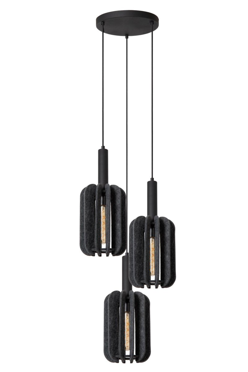 Rafal Ø50 Grå Taklampe Fra Lucide - Komplett med rørlampen fra Lucide med artikkelnummer:&nbsp;49035/05/62Unike produktegenskaper:Passer for bruk med LED-lyskilderDenne lampen er svært justerbarLys for å koble til en dimmer (ekskl.