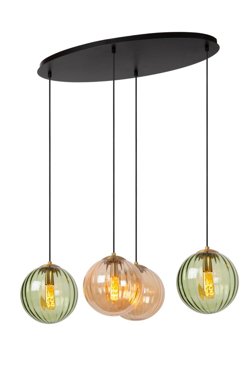 Monsaraz Ø50 Flerfarget Taklampe Fra Lucide - De utallige refleksjonene fra lyskildene viser en ny side av Monsaraz hver gang du ser på den; de.