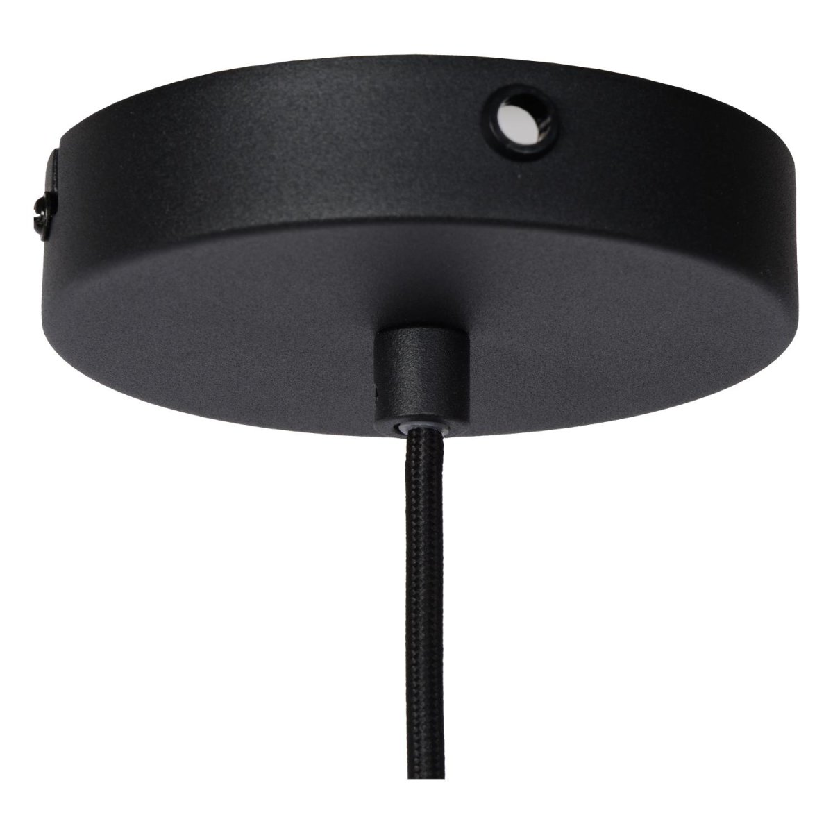 Siemon Ø40 Svart Taklampe Fra Lucide - Koble lampen til en dimmer og velg den perfekte h&oslash;yden for plassen din, opptil 150 centimeter, for &aring; skape den optimale atmosf&aelig;ren.