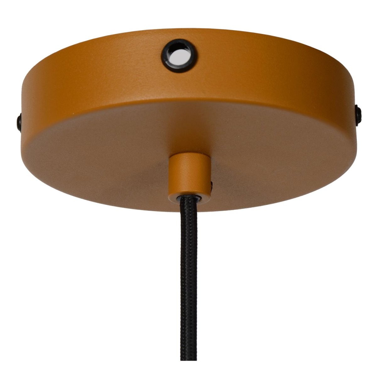 Siemon Ø40 Gul Taklampe Fra Lucide - Koble lampen til en dimmer og velg den perfekte høyden for plassen din, opptil 150 centimeter, for å skape den optimale atmosfæren.