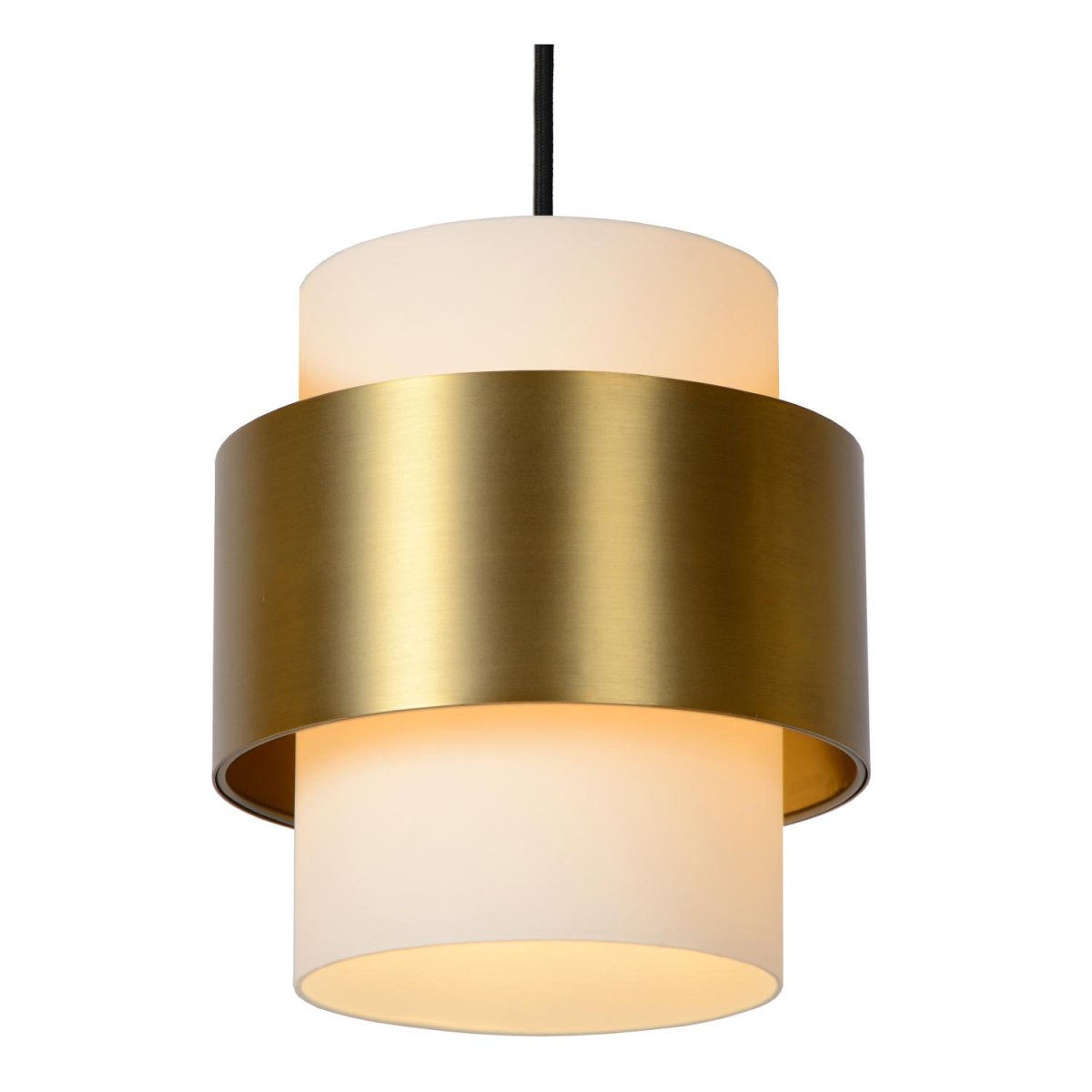 Firmin 110cm Matt gull/messing Taklampe Fra Lucide - Koble Firmin til en dimmer for å skape en koselig atmosfære til hver middag.