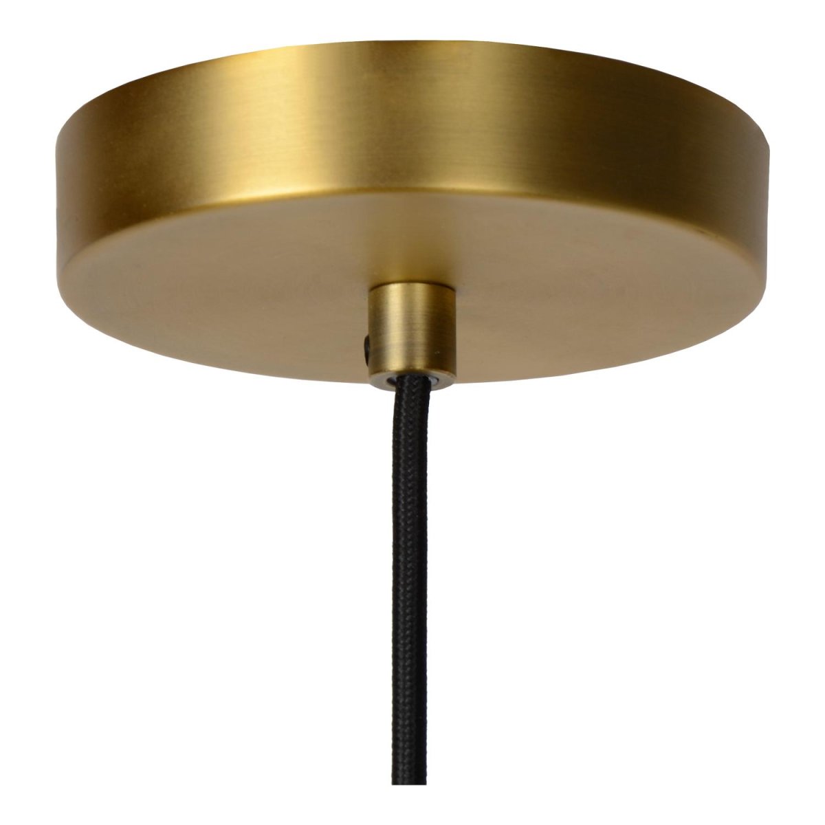 Firmin Ø30 Matt gull/messing Taklampe Fra Lucide - I tillegg kan du enkelt koble lampen til en ekstern dimmer, som gj&oslash;r det enda enklere &aring; skape den rette atmosf&aelig;ren med lys og skygge.