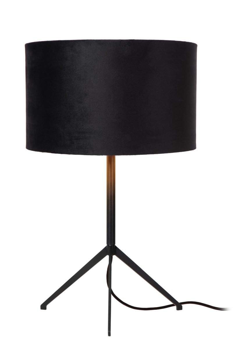 Tondo 48cm Svart bordlampe Fra Lucide - Med en h&oslash;yde p&aring; 48 centimeter kan denne bordlampen plasseres mange steder og f&aring; oppmerksomheten.