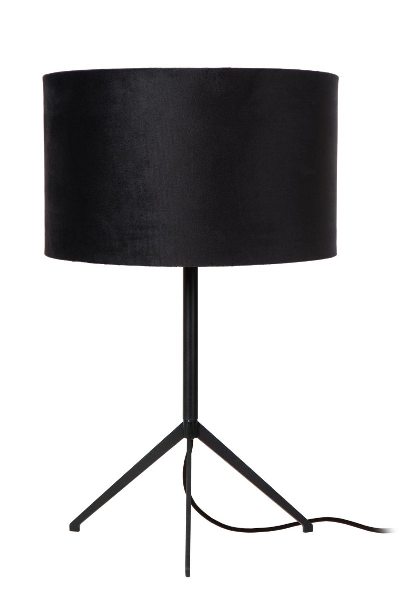 Tondo 48cm Svart bordlampe Fra Lucide - Med en h&oslash;yde p&aring; 48 centimeter kan denne bordlampen plasseres mange steder og f&aring; oppmerksomheten.