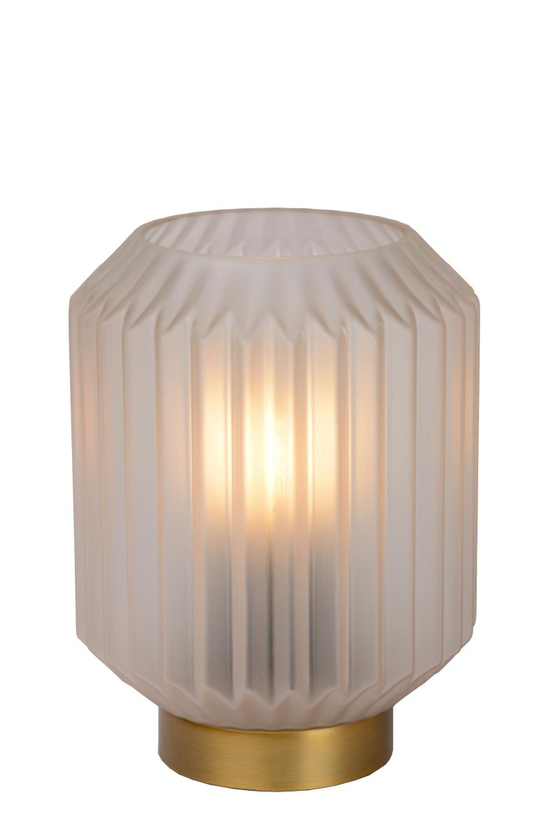 Sueno 17cm Hvit bordlampe Fra Lucide - Med en bredde på På i underkant av 13 centimeter tar Sueno akkurat passe mye plass på; vindusruten.