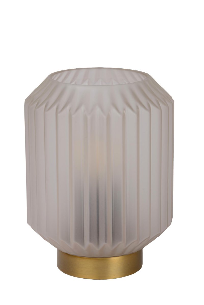 Sueno 17cm Hvit bordlampe Fra Lucide - Med en bredde på På i underkant av 13 centimeter tar Sueno akkurat passe mye plass på; vindusruten.