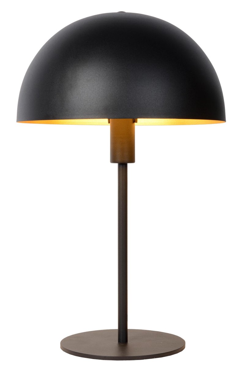 Siemon 40cm Svart bordlampe Fra Lucide - Siemon kombinerer et snev av retro med en moderne følelse &ndash; tv&aring; perfekte ingredienser for en vellykket bordlampe i stuen eller soverommet.