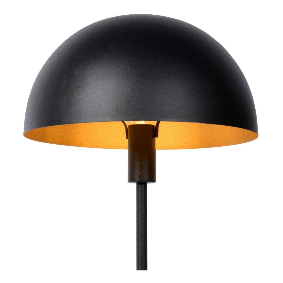 Siemon 40cm Svart bordlampe Fra Lucide - Siemon kombinerer et snev av retro med en moderne følelse &ndash; tv&aring; perfekte ingredienser for en vellykket bordlampe i stuen eller soverommet.