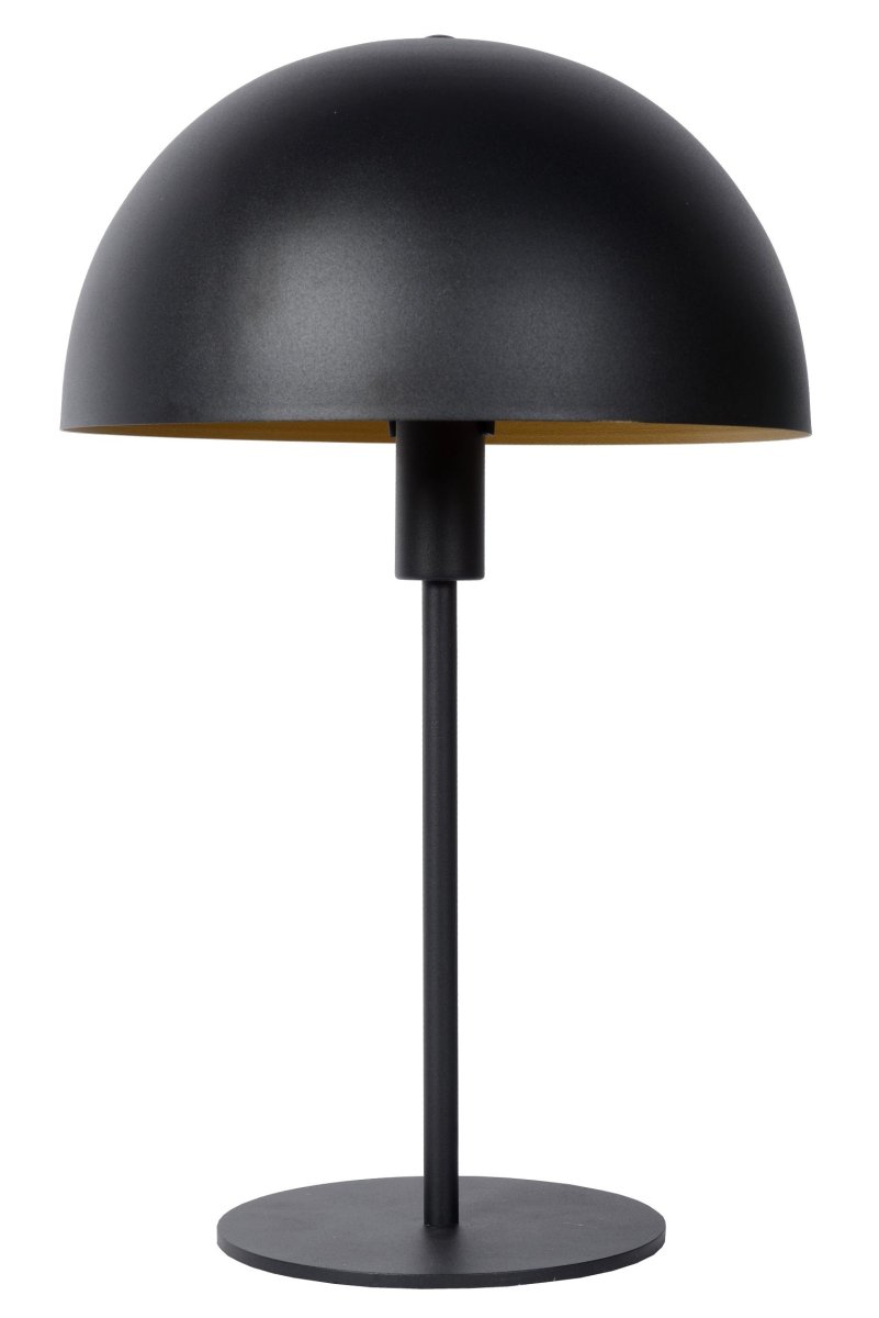Siemon 40cm Svart bordlampe Fra Lucide - Siemon kombinerer et snev av retro med en moderne følelse &ndash; tv&aring; perfekte ingredienser for en vellykket bordlampe i stuen eller soverommet.