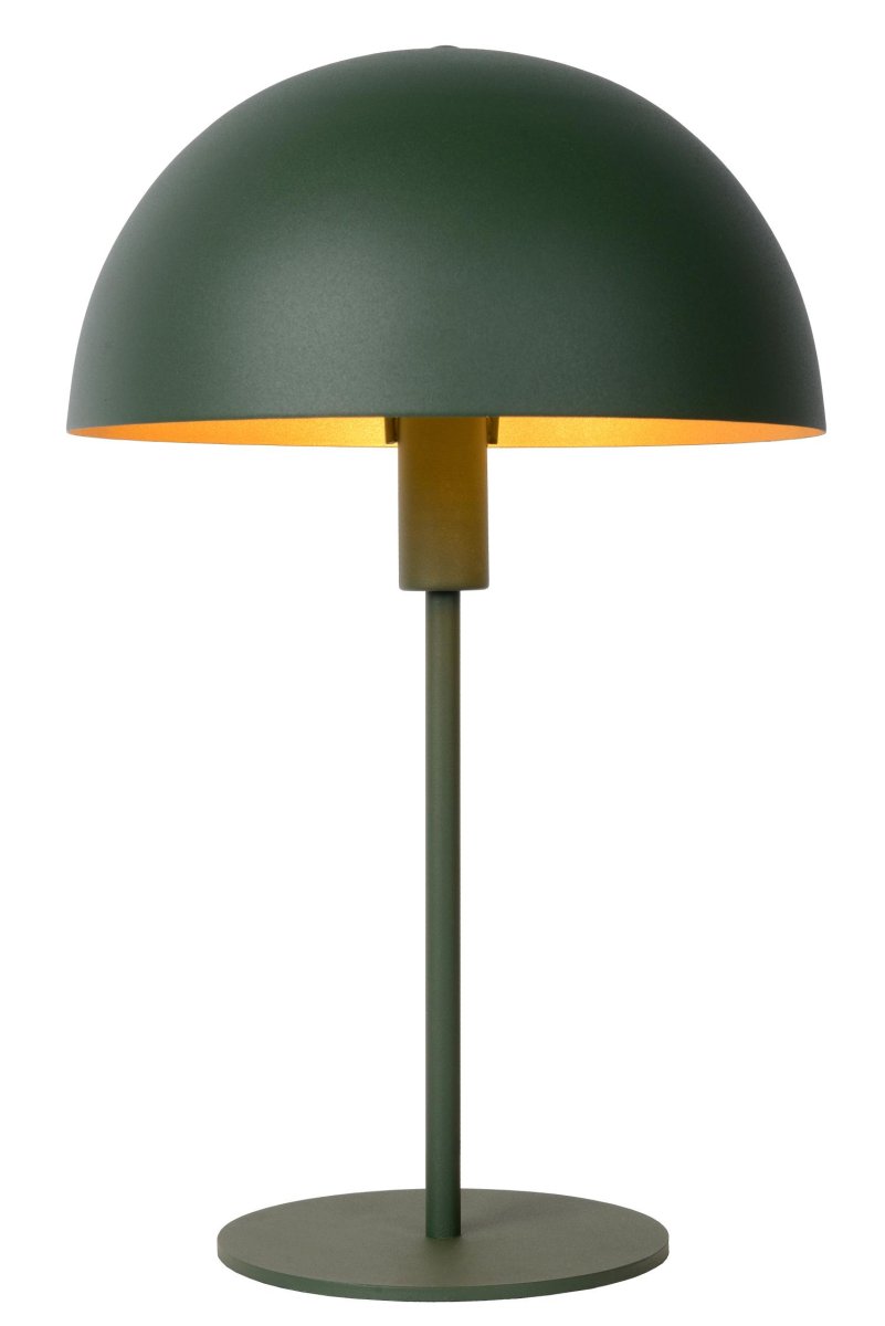 Siemon 40cm Grønn bordlampe Fra Lucide - Siemon kombinerer et snev av retro med en moderne f&oslash;lelse &ndash; tv&aring; perfekte ingredienser for en vellykket bordlampe i stuen eller soverommet.