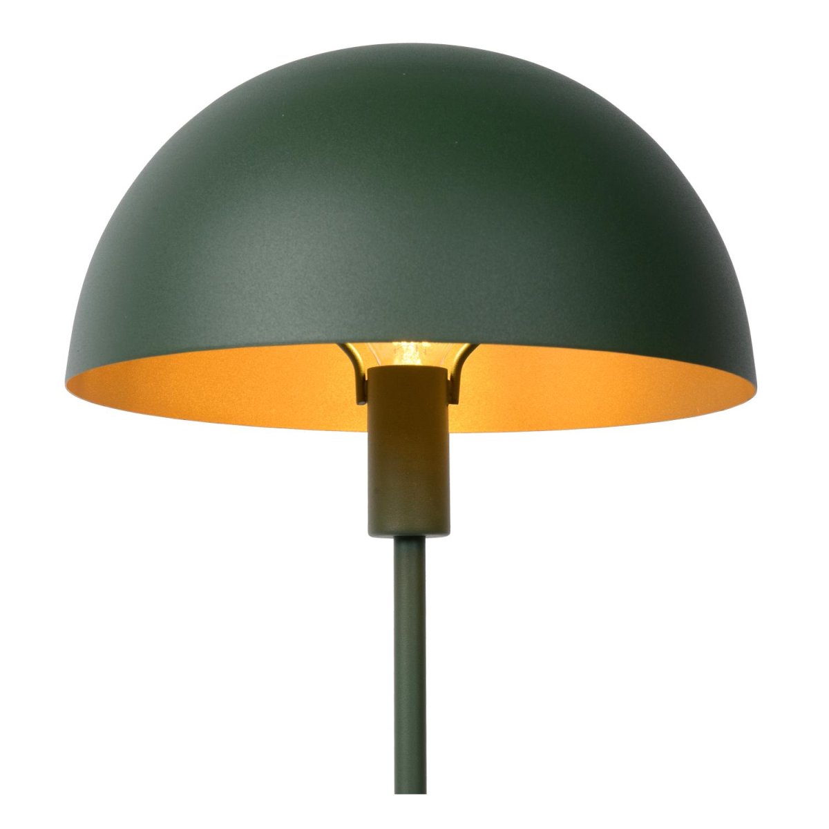 Siemon 40cm Grønn bordlampe Fra Lucide - Siemon kombinerer et snev av retro med en moderne f&oslash;lelse &ndash; tv&aring; perfekte ingredienser for en vellykket bordlampe i stuen eller soverommet.