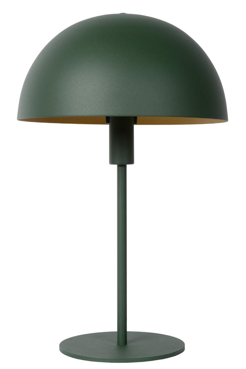 Siemon 40cm Grønn bordlampe Fra Lucide - Siemon kombinerer et snev av retro med en moderne f&oslash;lelse &ndash; tv&aring; perfekte ingredienser for en vellykket bordlampe i stuen eller soverommet.