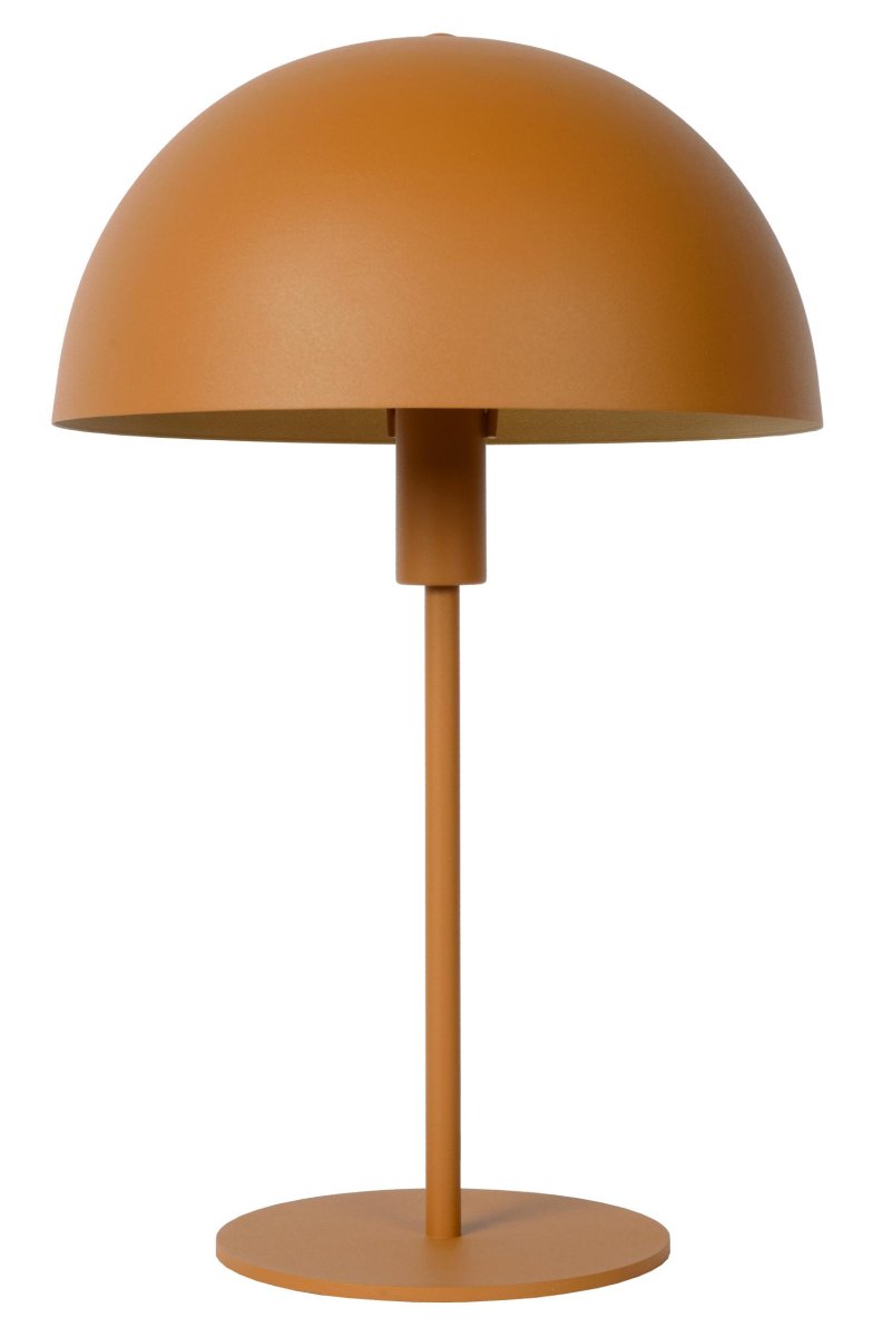 Siemon 40cm Oransje bordlampe Fra Lucide - Siemon kombinerer et snev av retro med en moderne f&oslash;lelse &ndash; tv&aring; perfekte ingredienser for en vellykket bordlampe i stuen eller soverommet.