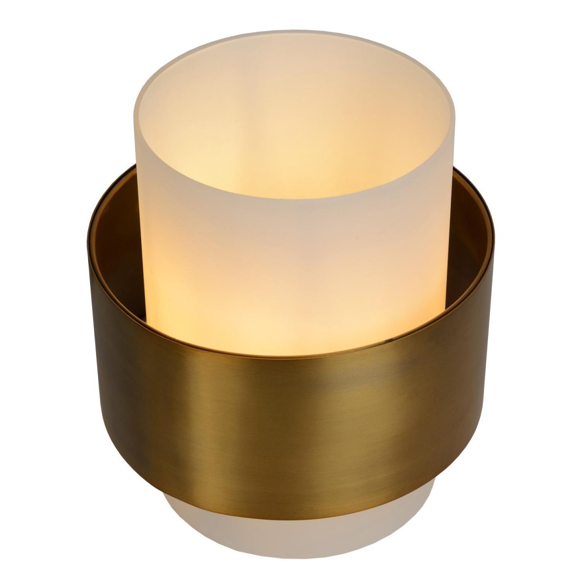 Firmin 24cm Matt gull/messing bordlampe Fra Lucide - Du kan enkelt slå Firmin på og av med strømbryteren på; ledningen.