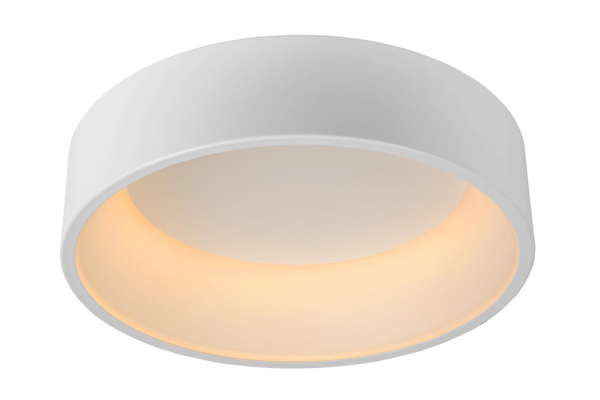 Talowe Led Ø45 Hvit plafond Fra Lucide - Og et tips: koble den til en dimmer for &aring; skape en enda koseligere atmosf&aelig;re.