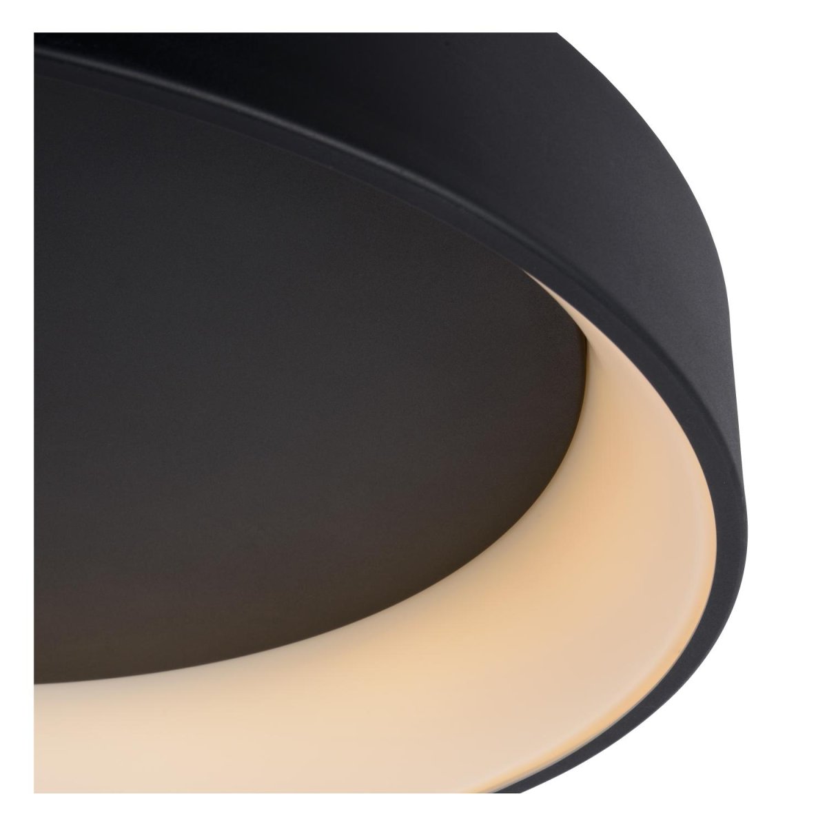 Talowe Led Ø60 Svart plafond Fra Lucide - Og et tips: koble den til en dimmer for å skape en enda koseligere atmosfære.