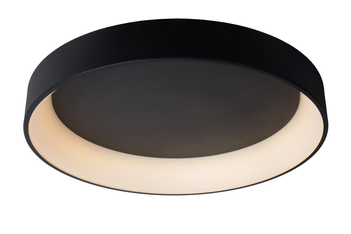 Talowe Led Ø80 Svart plafond Fra Lucide - Og et tips: koble den til en dimmer for å skape en enda koseligere atmosfære.